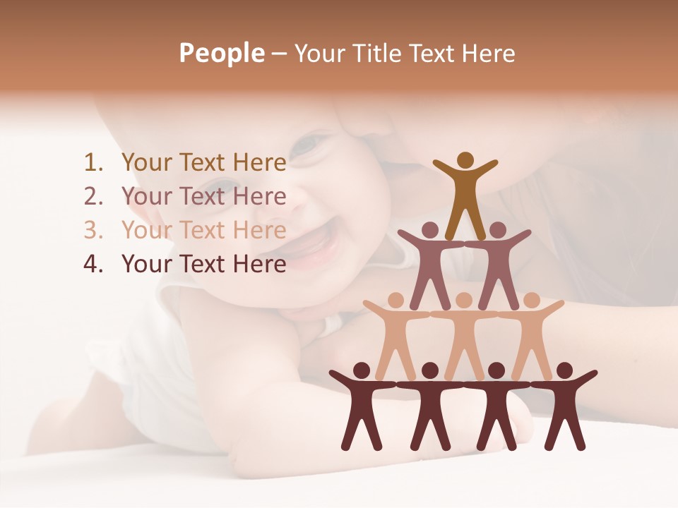 Holding Child Beautiful PowerPoint Template