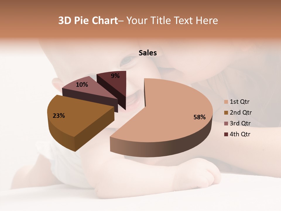 Holding Child Beautiful PowerPoint Template