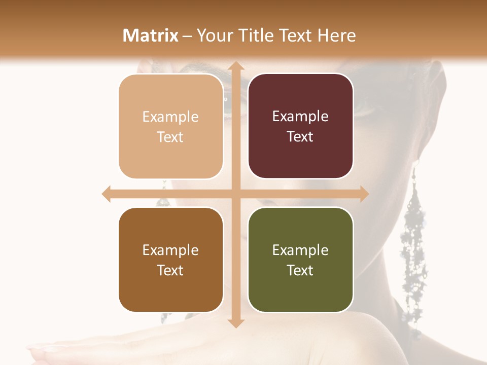 Creative Lips Body Art PowerPoint Template