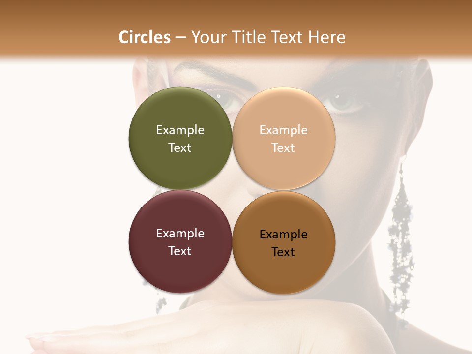 Creative Lips Body Art PowerPoint Template