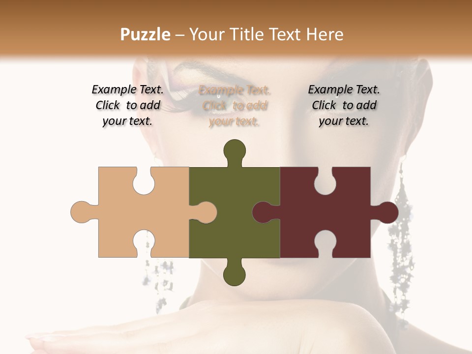 Creative Lips Body Art PowerPoint Template