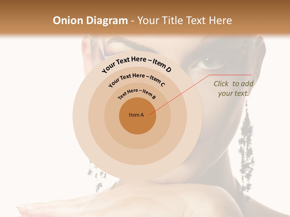 Creative Lips Body Art PowerPoint Template