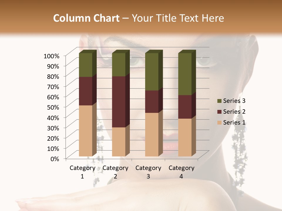 Creative Lips Body Art PowerPoint Template