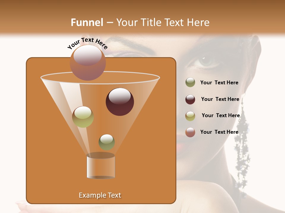 Creative Lips Body Art PowerPoint Template