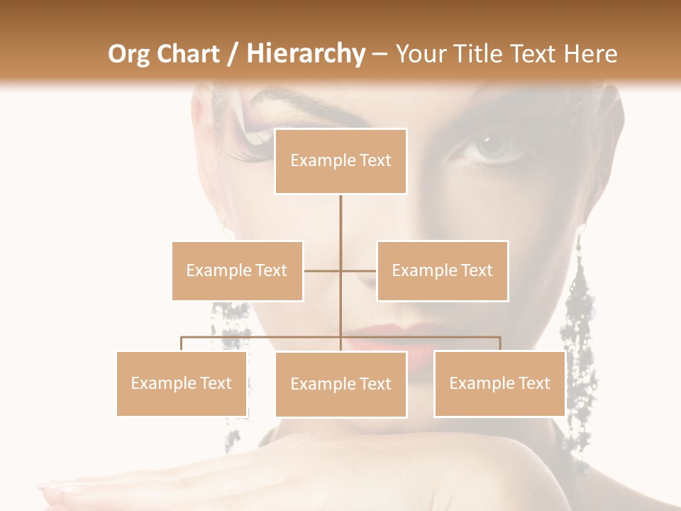 Creative Lips Body Art PowerPoint Template