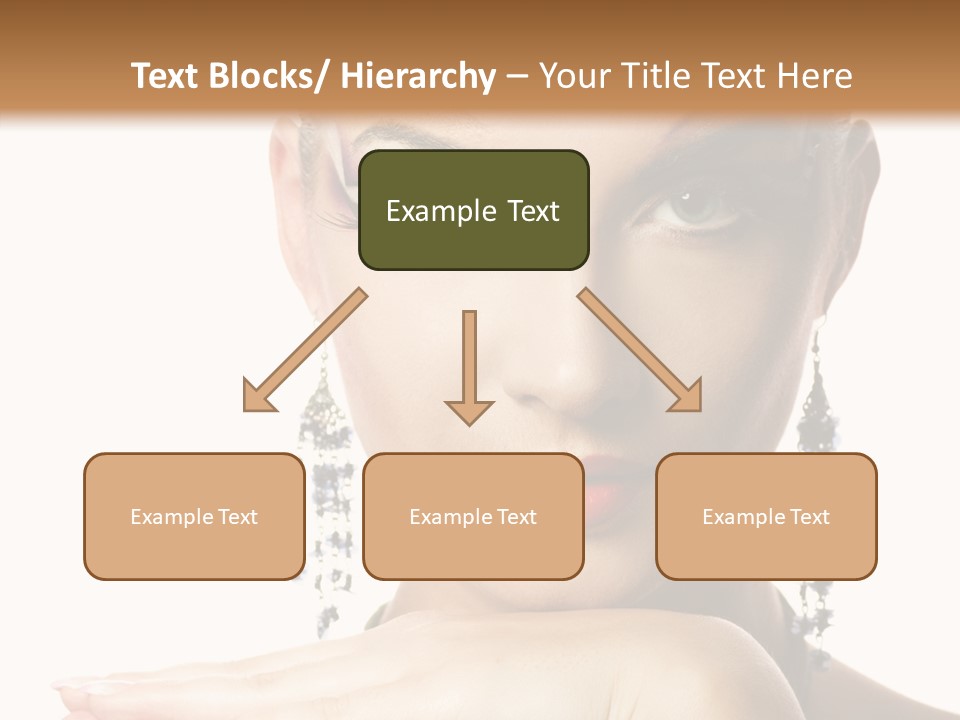 Creative Lips Body Art PowerPoint Template