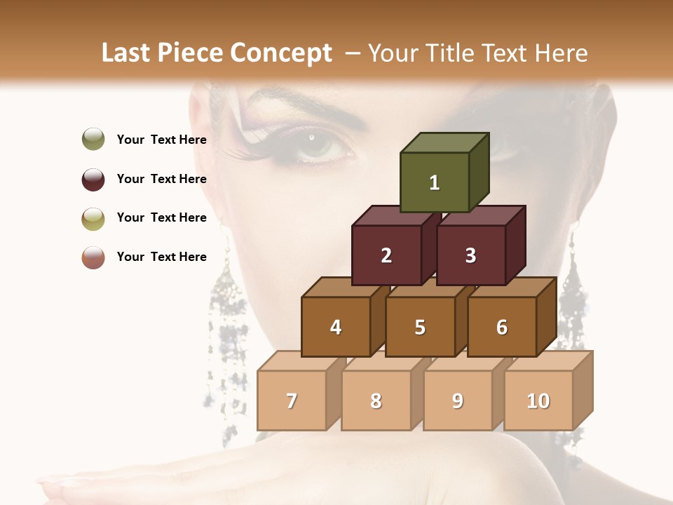 Creative Lips Body Art PowerPoint Template