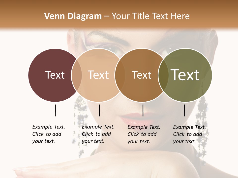 Creative Lips Body Art PowerPoint Template