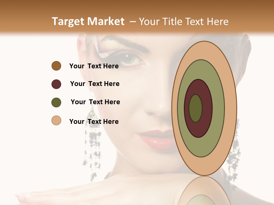 Creative Lips Body Art PowerPoint Template