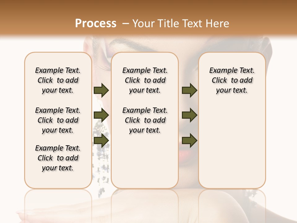Creative Lips Body Art PowerPoint Template