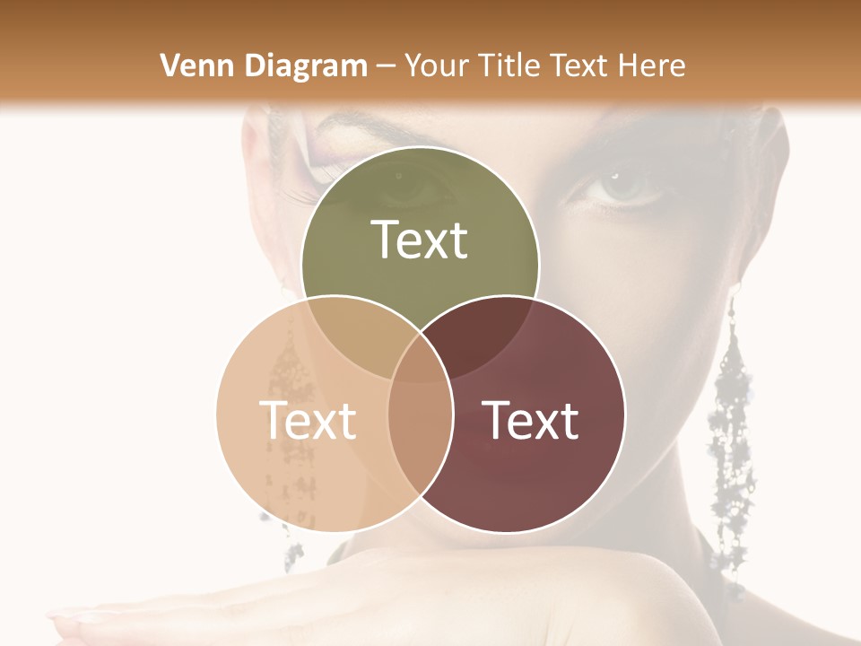 Creative Lips Body Art PowerPoint Template