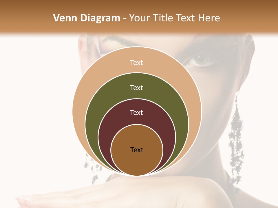 Creative Lips Body Art PowerPoint Template