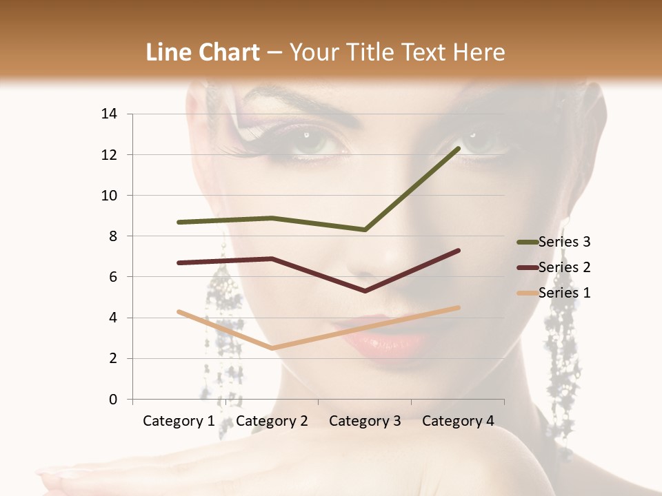 Creative Lips Body Art PowerPoint Template