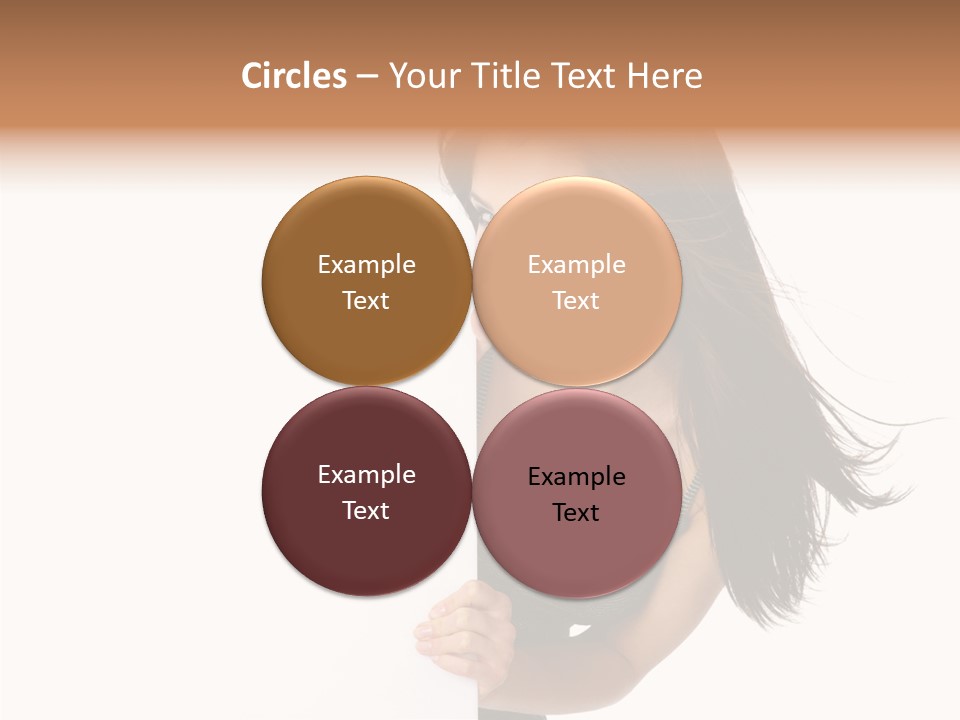 Female Advert Blank PowerPoint Template