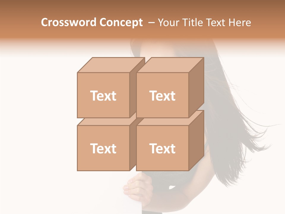 Female Advert Blank PowerPoint Template