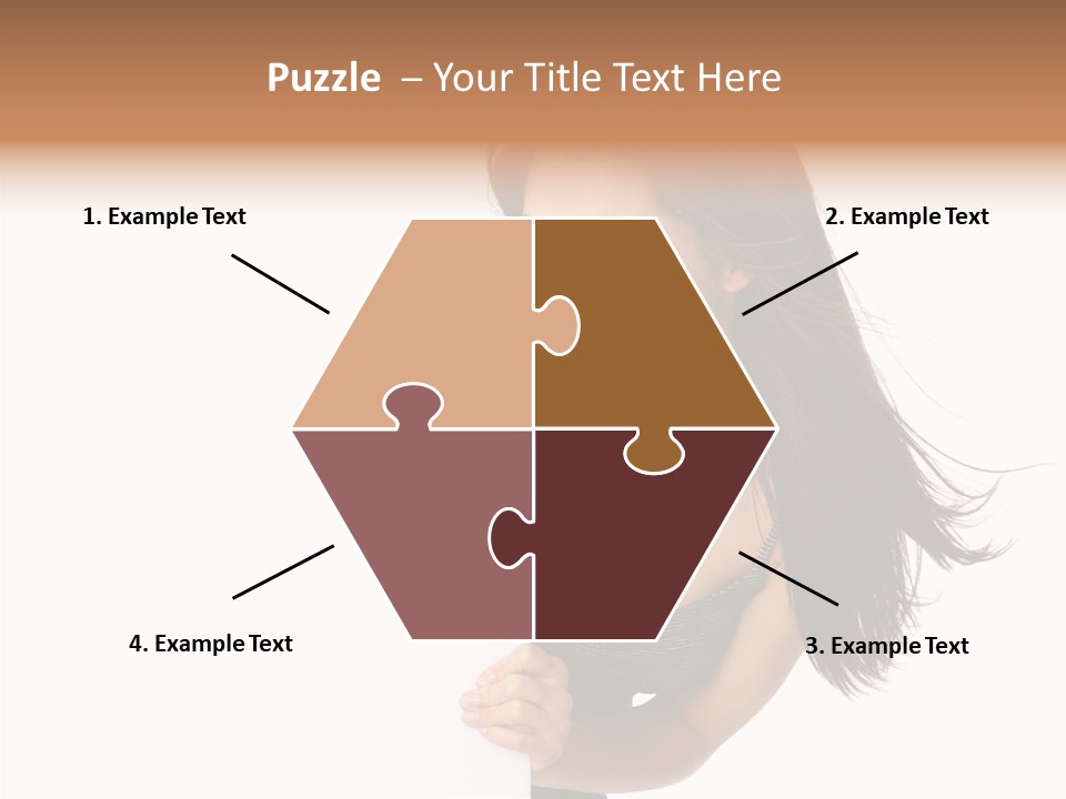 Female Advert Blank PowerPoint Template