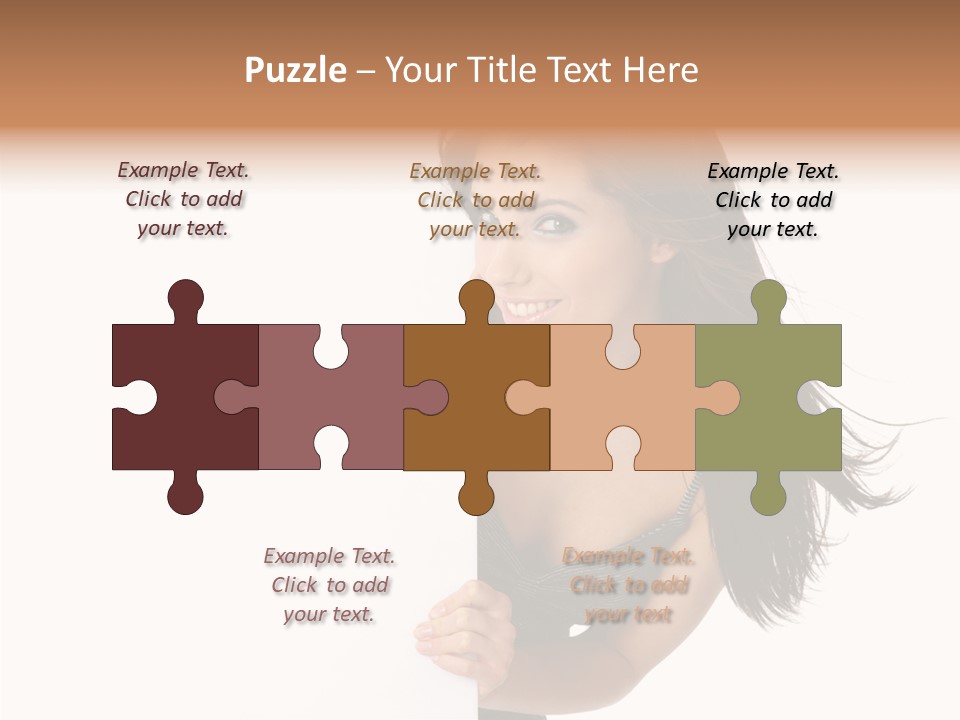 Female Advert Blank PowerPoint Template