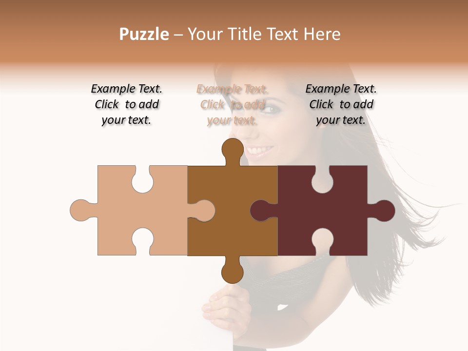 Female Advert Blank PowerPoint Template