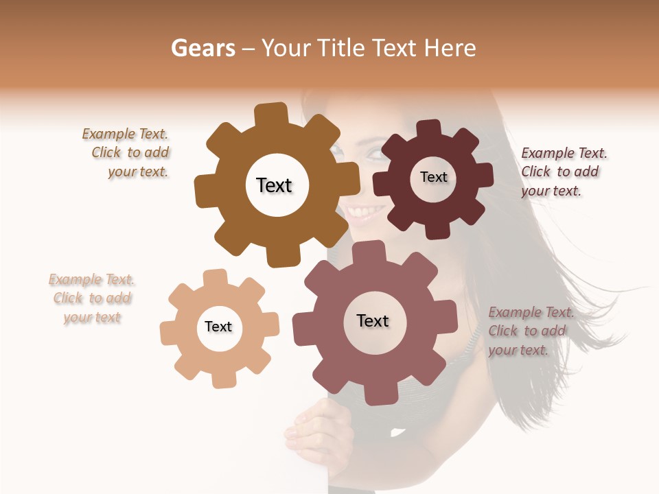 Female Advert Blank PowerPoint Template