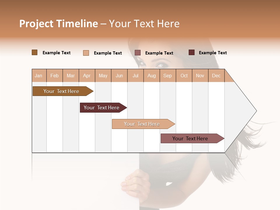 Female Advert Blank PowerPoint Template