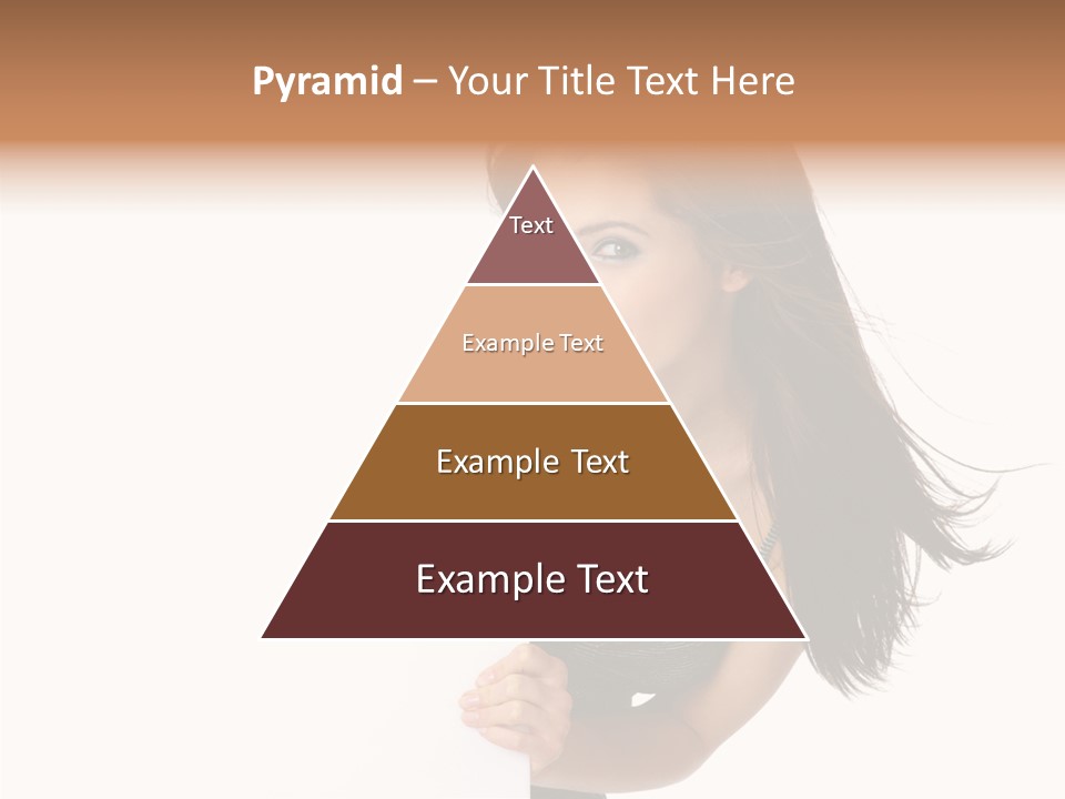 Female Advert Blank PowerPoint Template