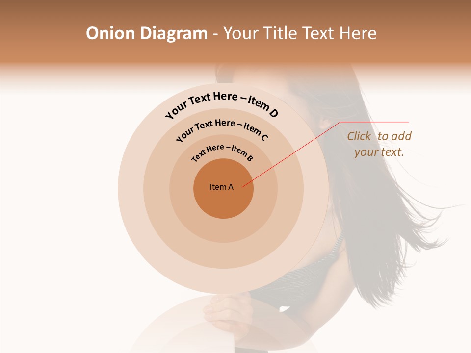 Female Advert Blank PowerPoint Template