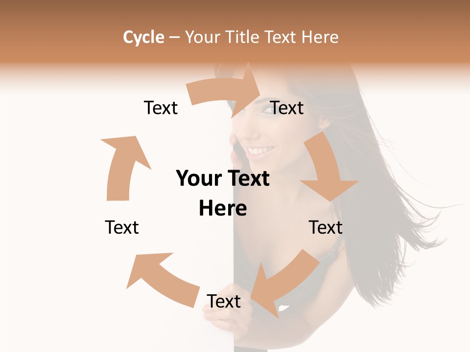 Female Advert Blank PowerPoint Template