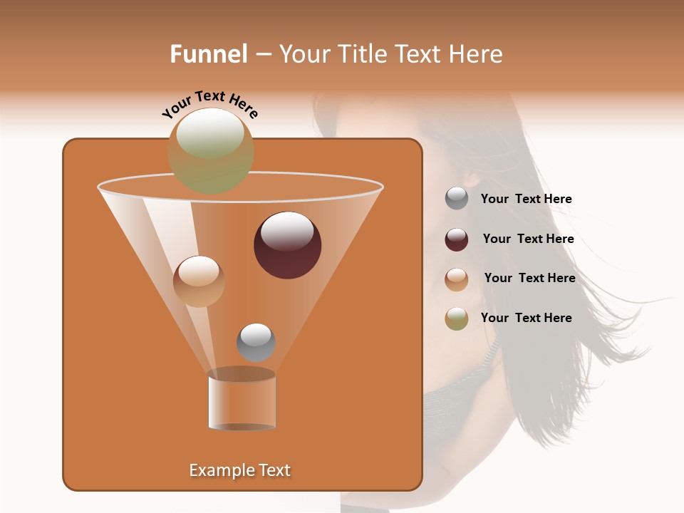 Female Advert Blank PowerPoint Template