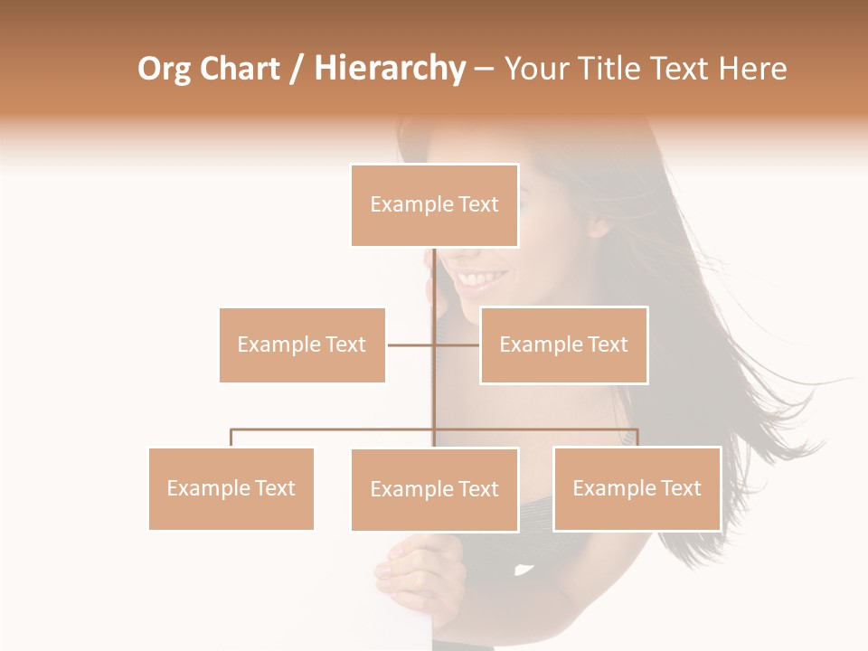 Female Advert Blank PowerPoint Template