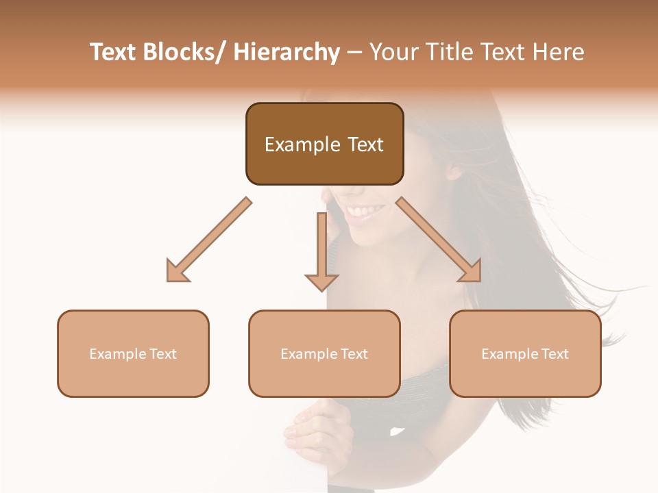 Female Advert Blank PowerPoint Template