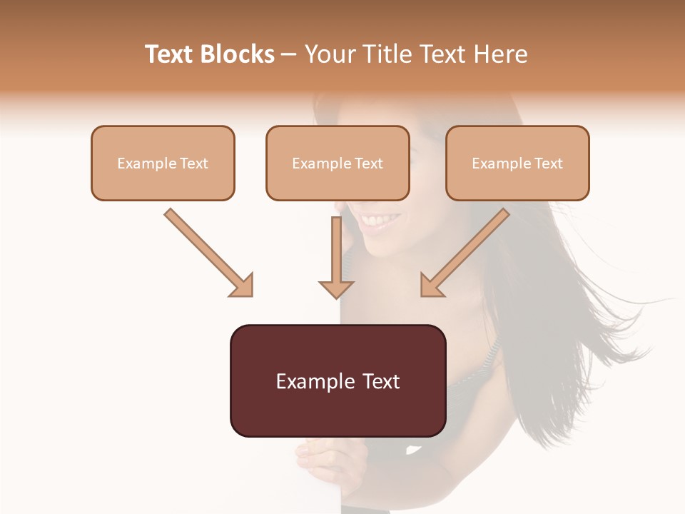 Female Advert Blank PowerPoint Template