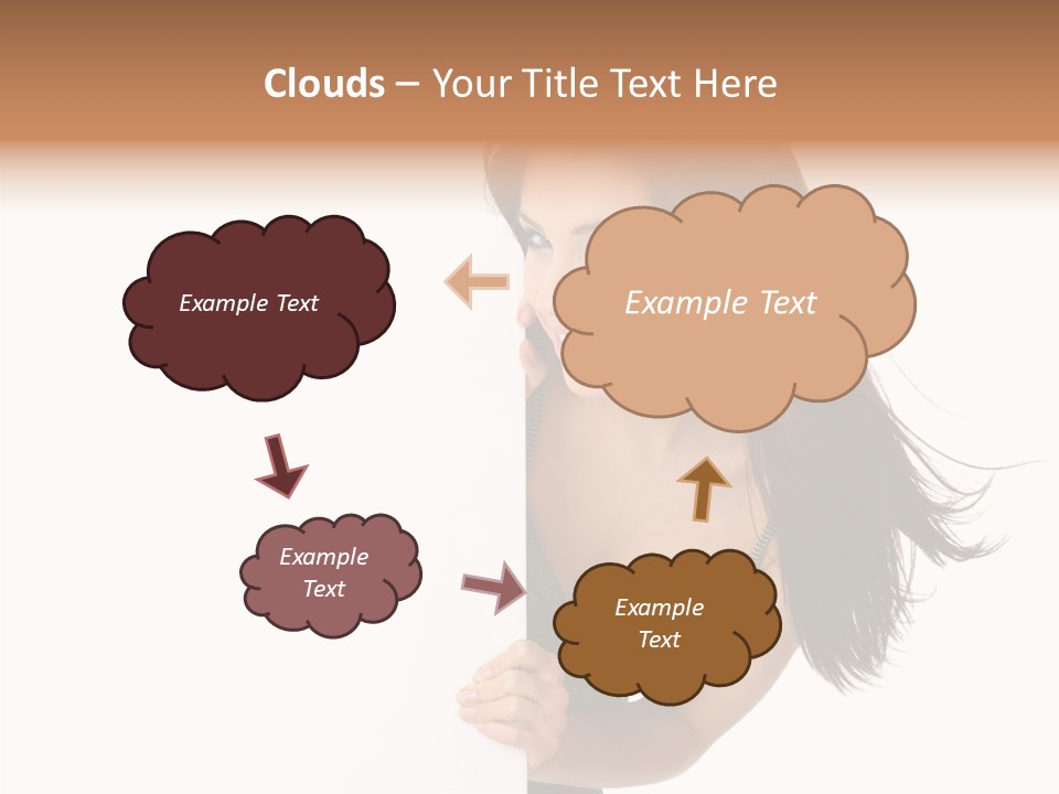 Female Advert Blank PowerPoint Template