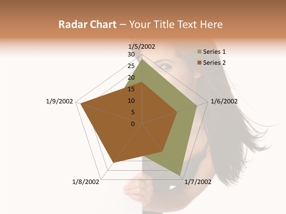 Female Advert Blank PowerPoint Template