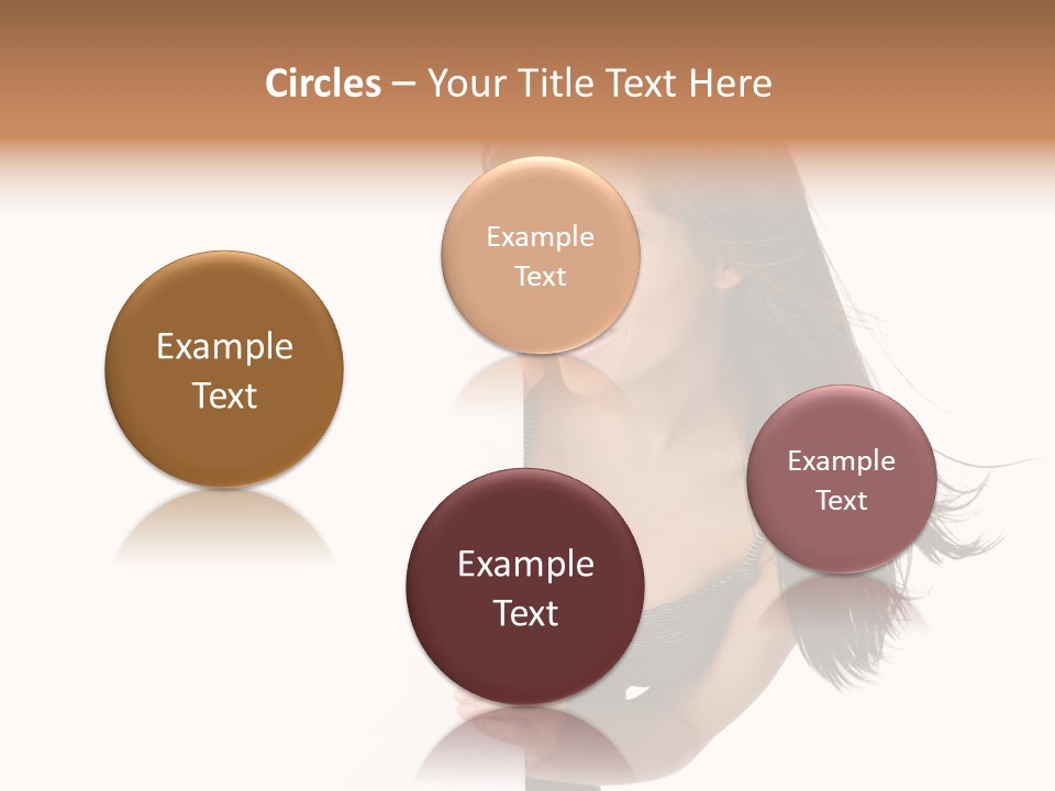 Female Advert Blank PowerPoint Template