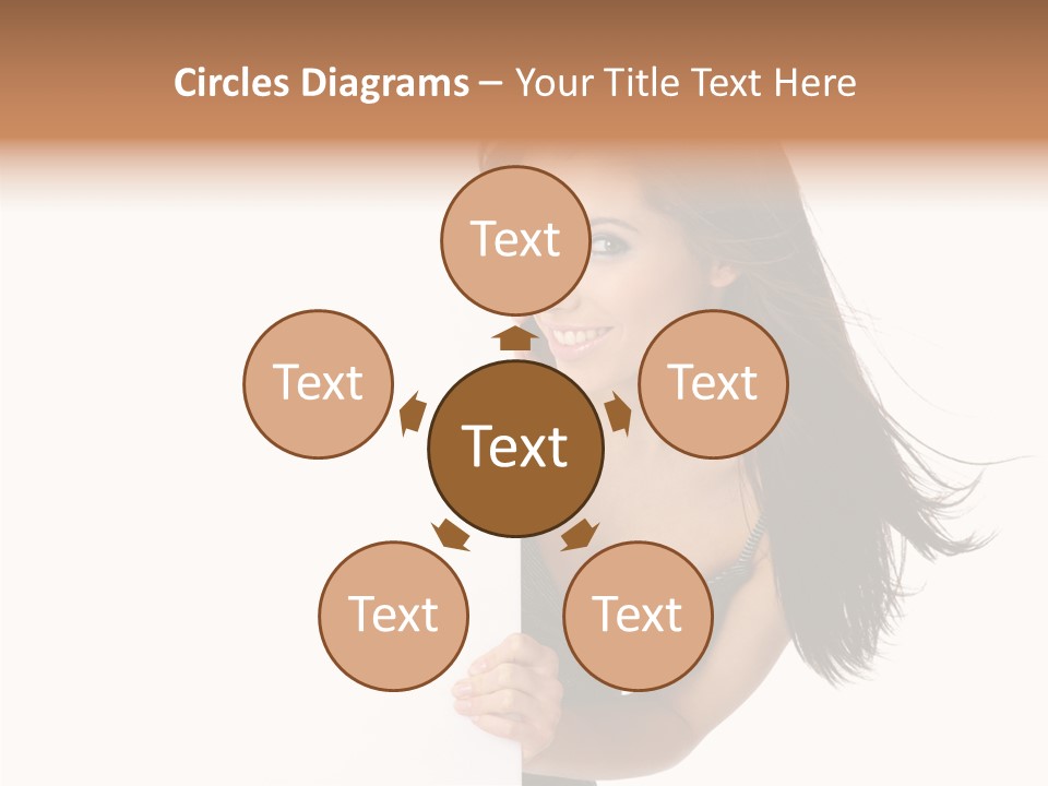 Female Advert Blank PowerPoint Template