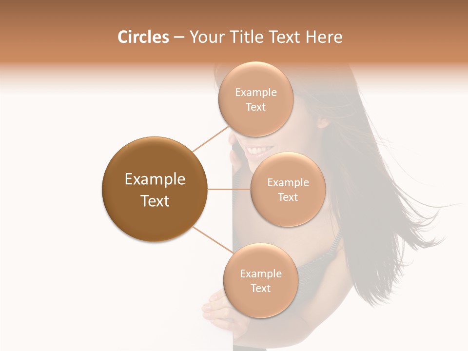 Female Advert Blank PowerPoint Template