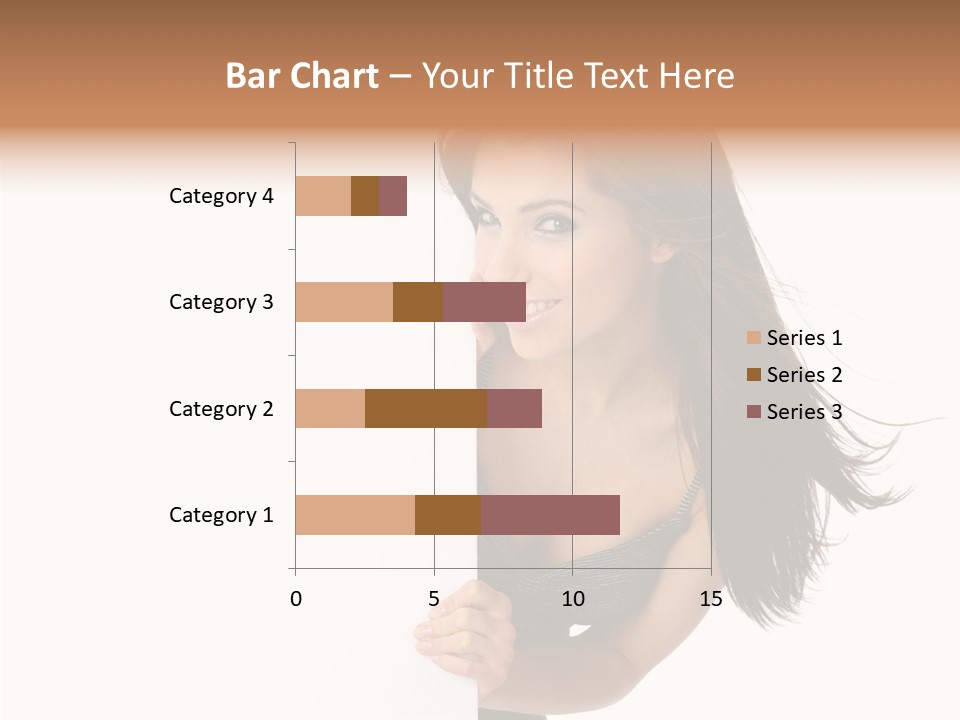 Female Advert Blank PowerPoint Template