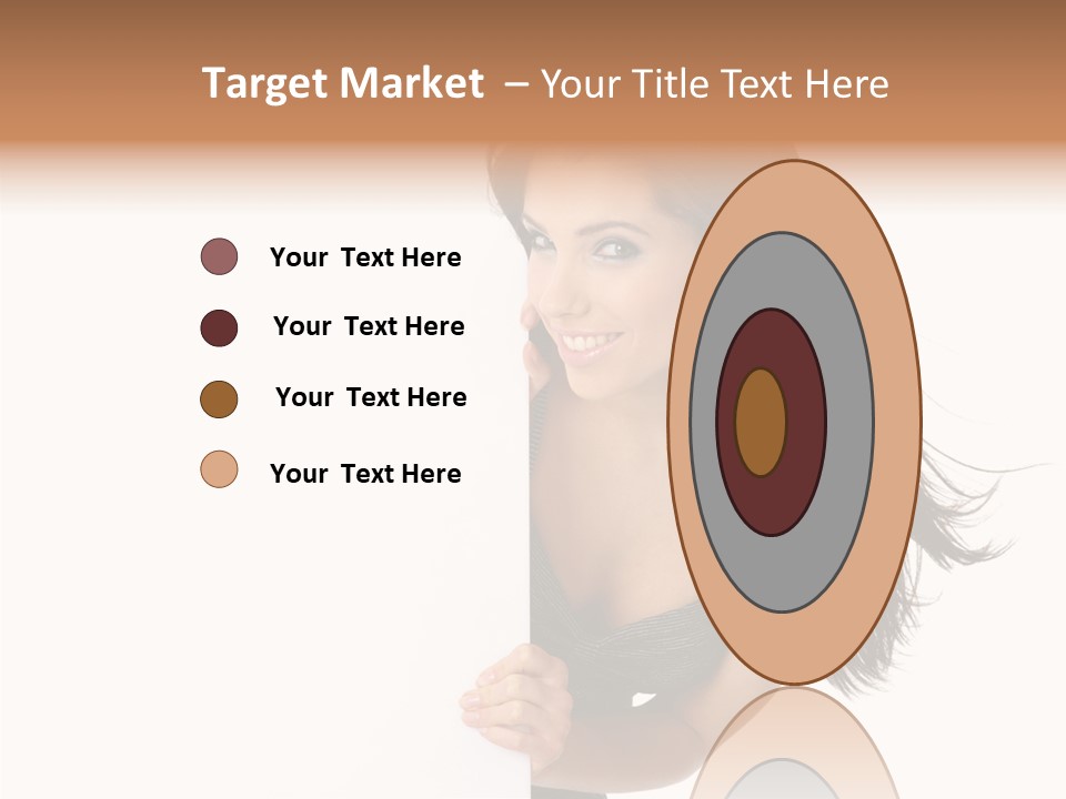 Female Advert Blank PowerPoint Template