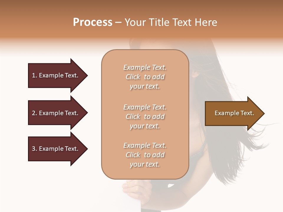 Female Advert Blank PowerPoint Template