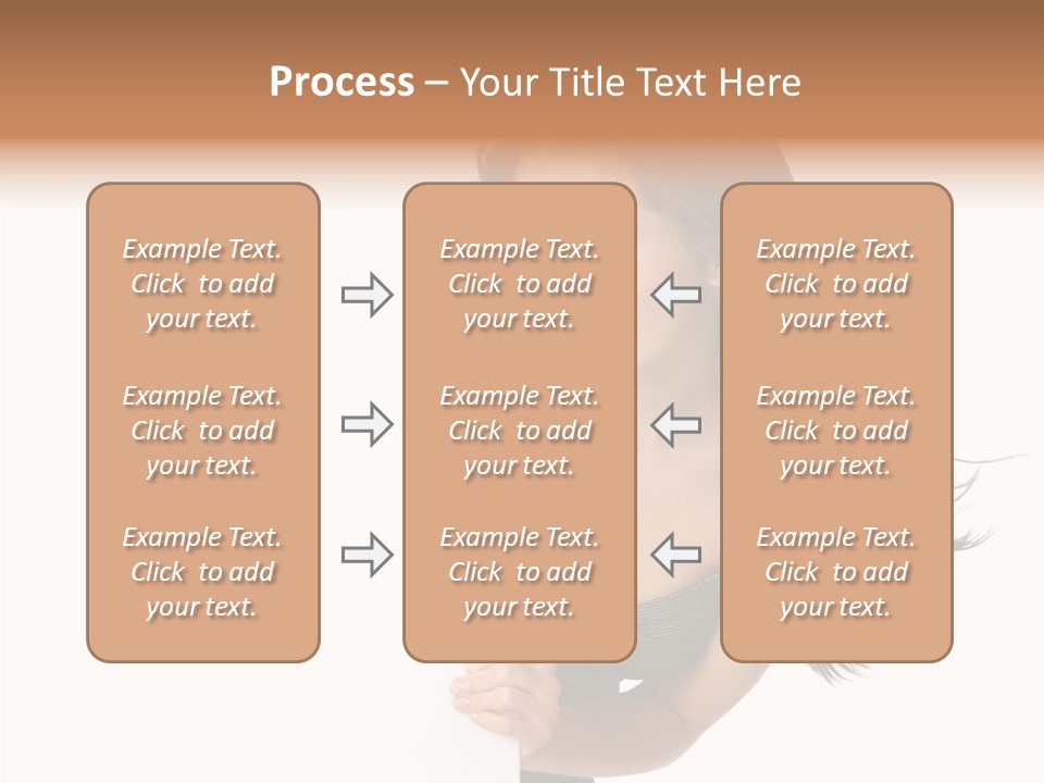 Female Advert Blank PowerPoint Template