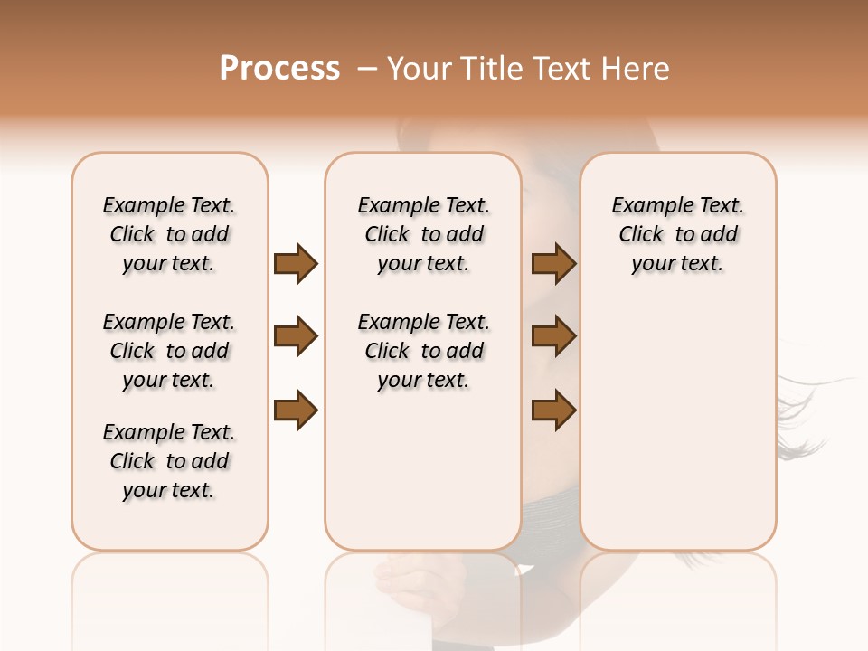 Female Advert Blank PowerPoint Template