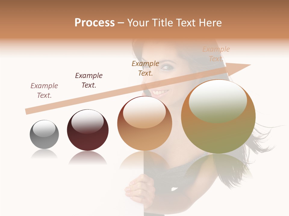 Female Advert Blank PowerPoint Template