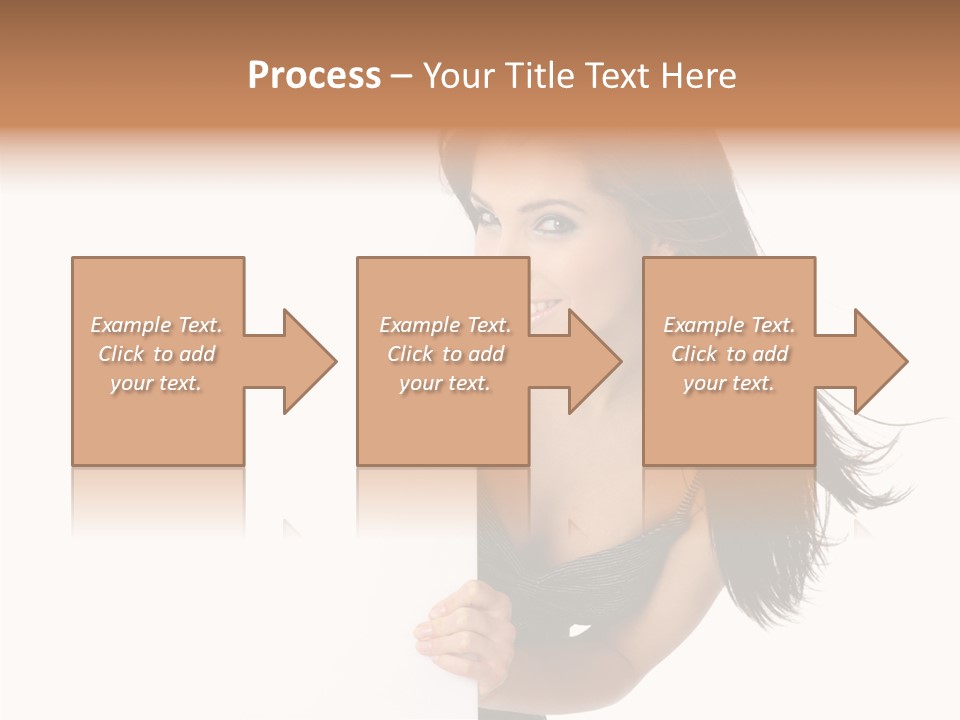 Female Advert Blank PowerPoint Template