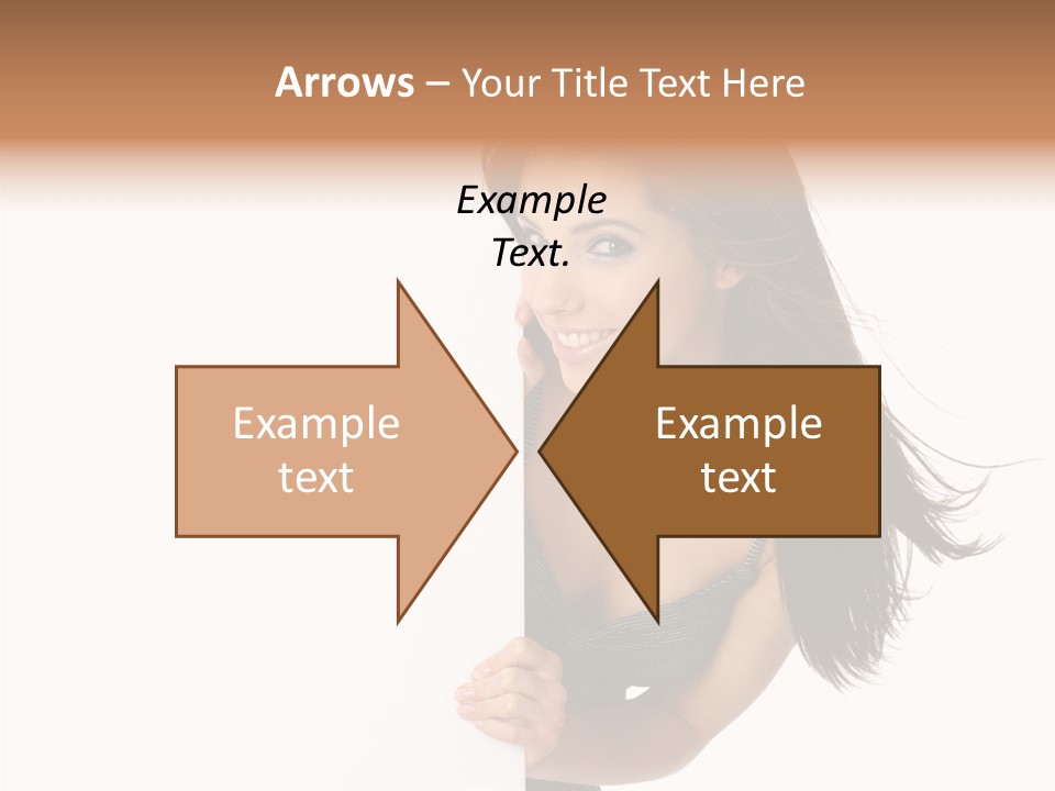 Female Advert Blank PowerPoint Template