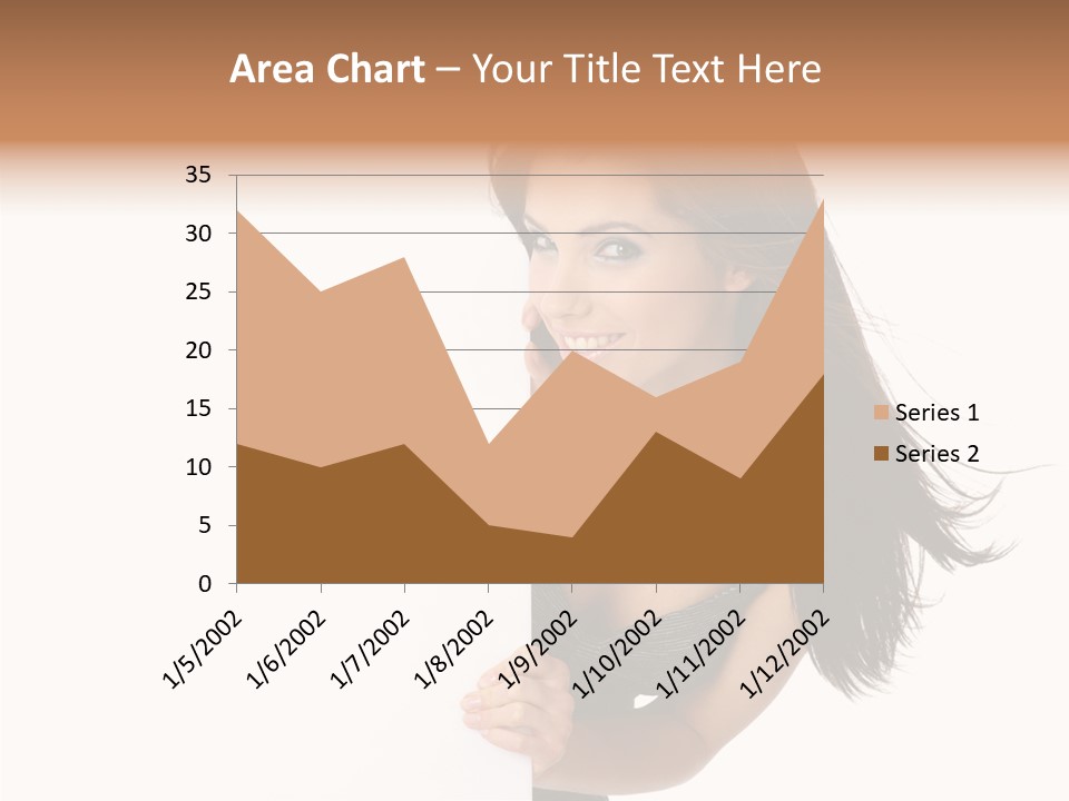 Female Advert Blank PowerPoint Template