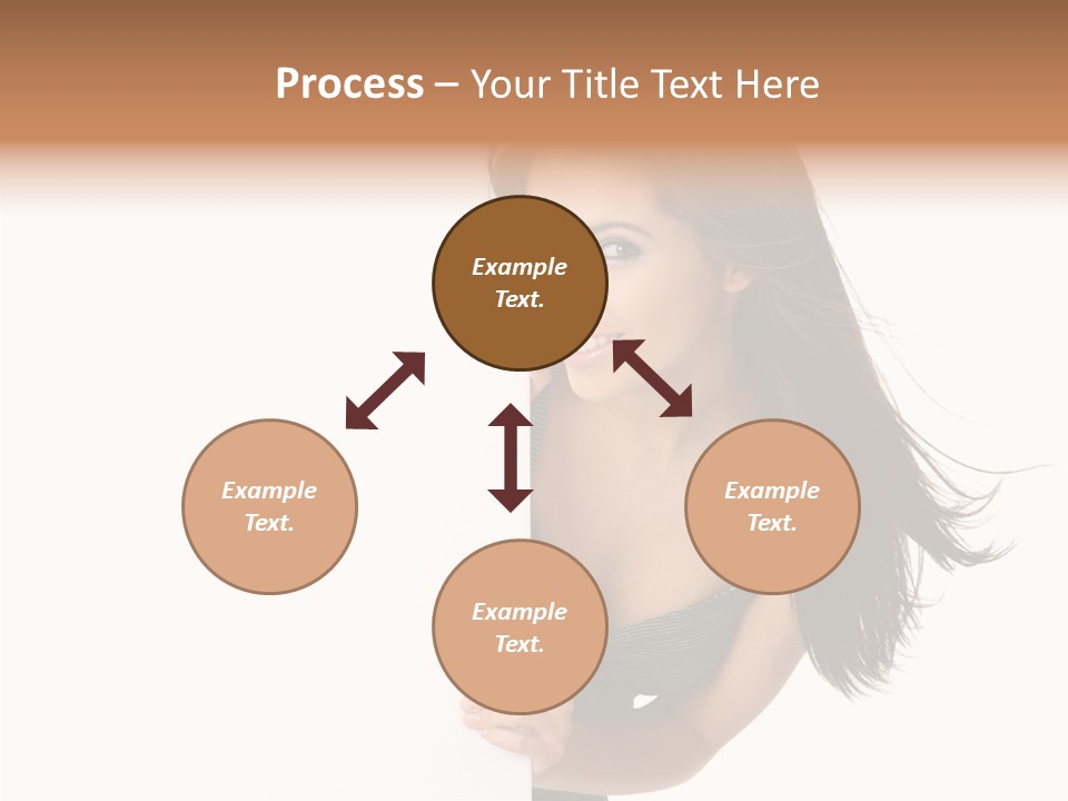 Female Advert Blank PowerPoint Template