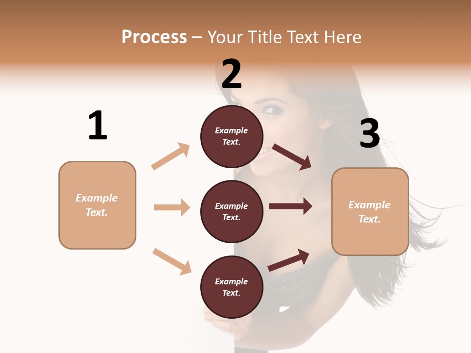 Female Advert Blank PowerPoint Template