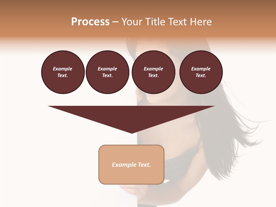 Female Advert Blank PowerPoint Template