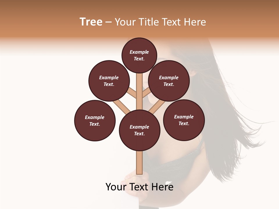 Female Advert Blank PowerPoint Template