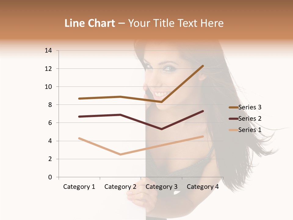 Female Advert Blank PowerPoint Template